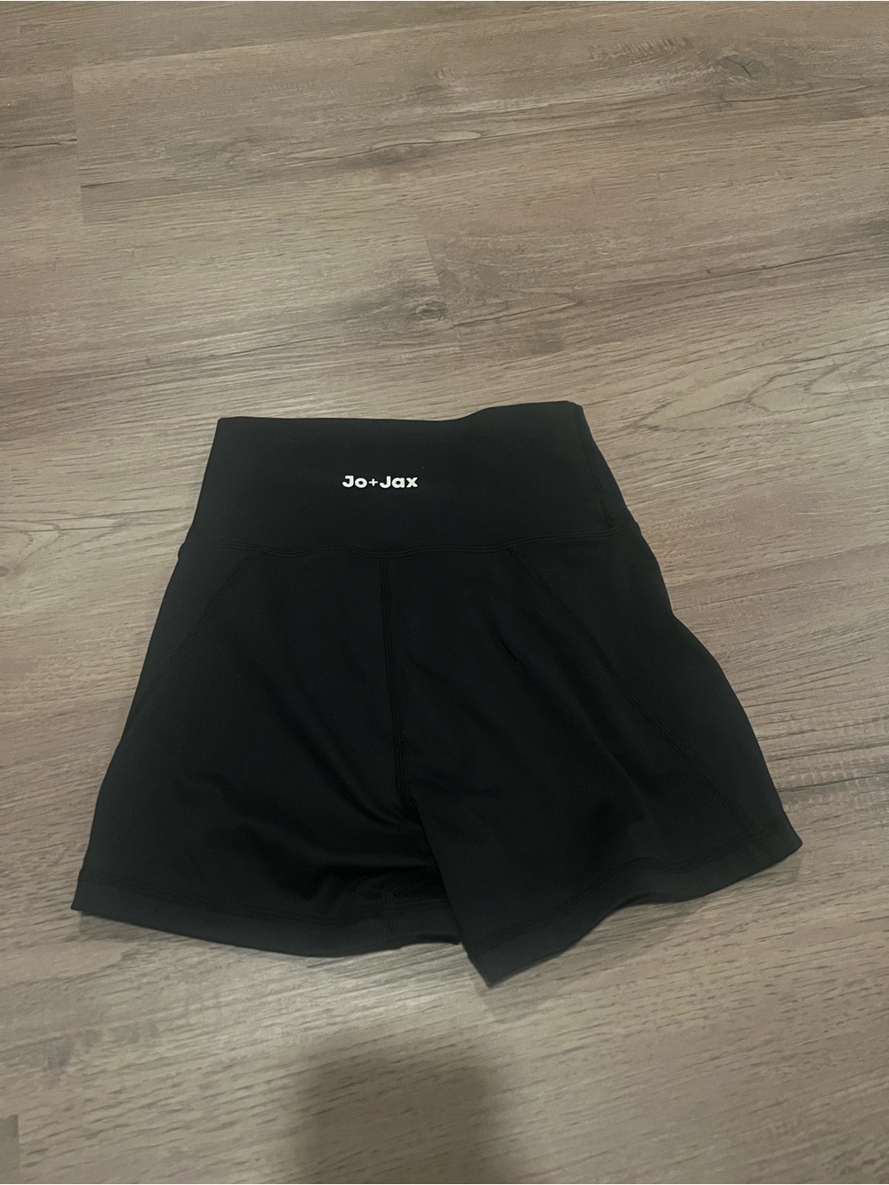 High-Waist Black Jo and Jax shorts